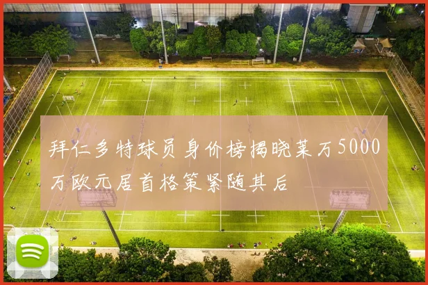 拜仁多特球员身价榜揭晓莱万5000万欧元居首格策紧随其后